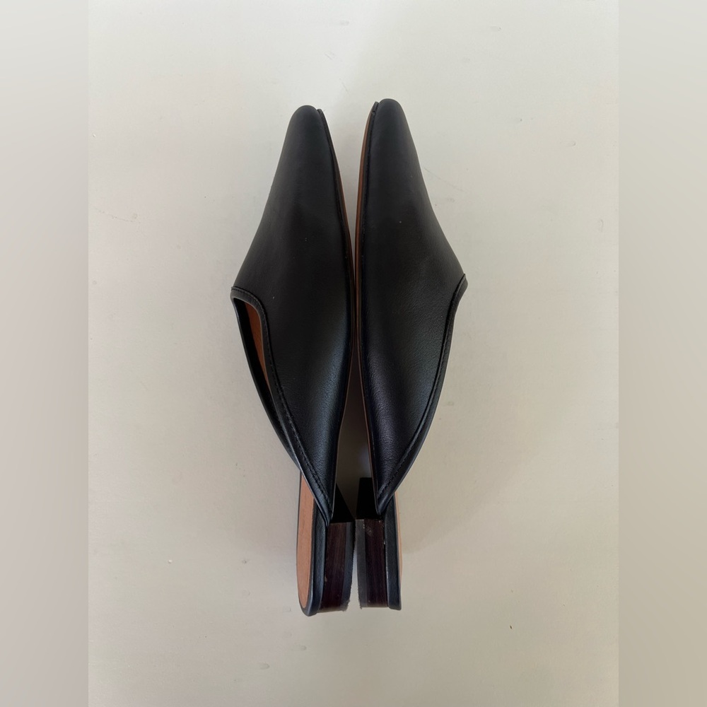 Madewell Black Leather Mules - Picture 10 of 14